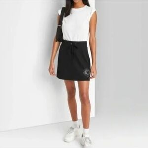 Embellished Black Skirt